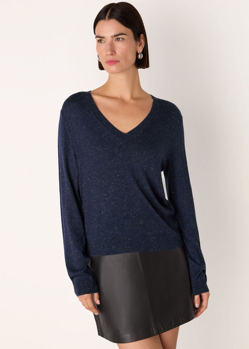 Annie Sparkle V Neck Knit