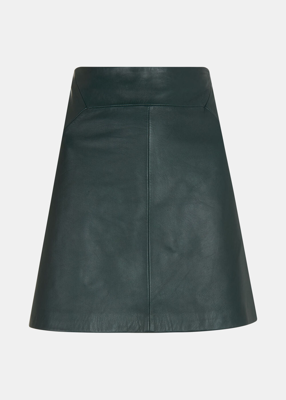 Leather A line Skirt