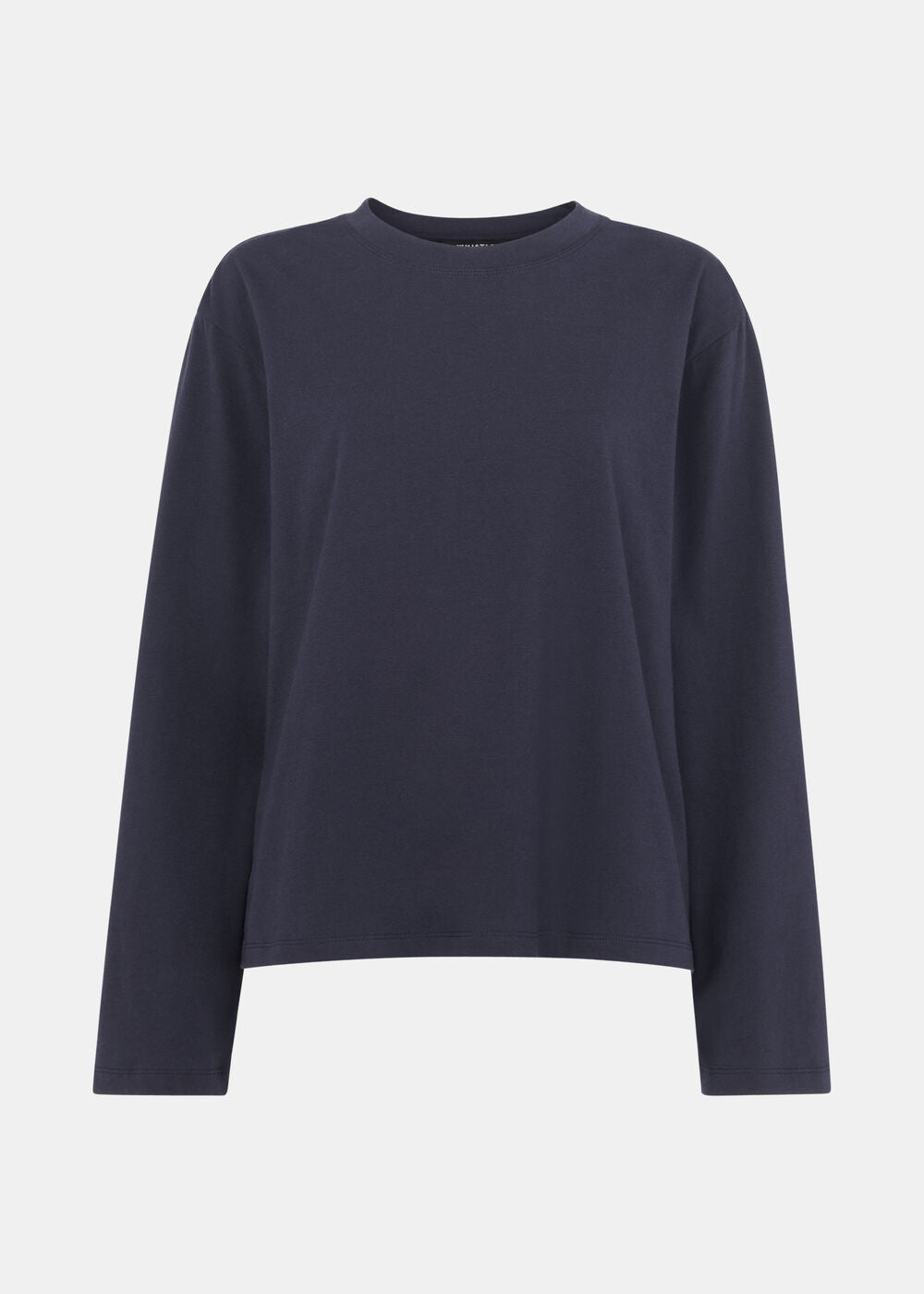 Navy Relaxed Long Sleeve Tee