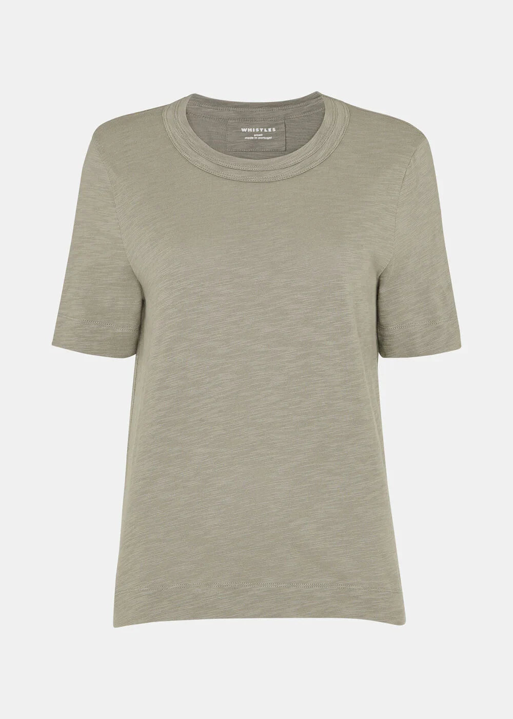 Sage Green Rosa Double Trim T-Shirt