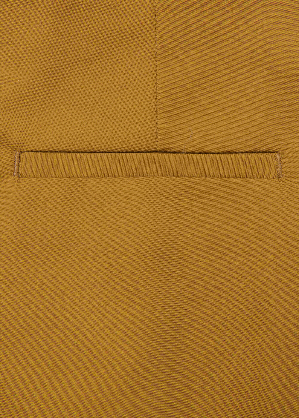 Camel Side Pleat Tapered Trouser