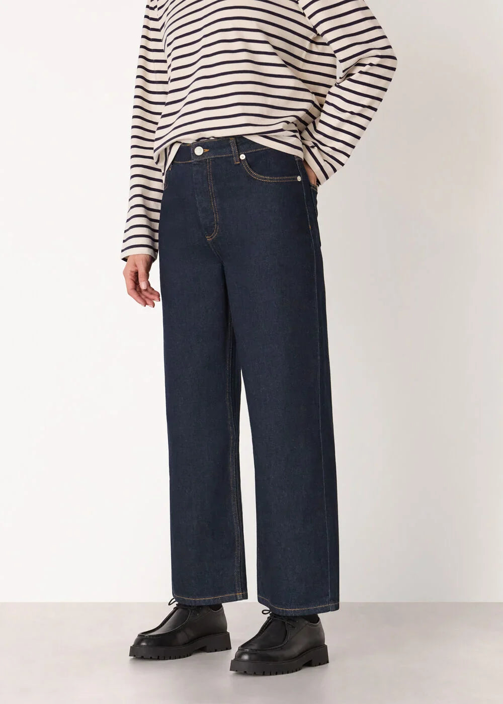 Denim Straight Ankle Length Jean