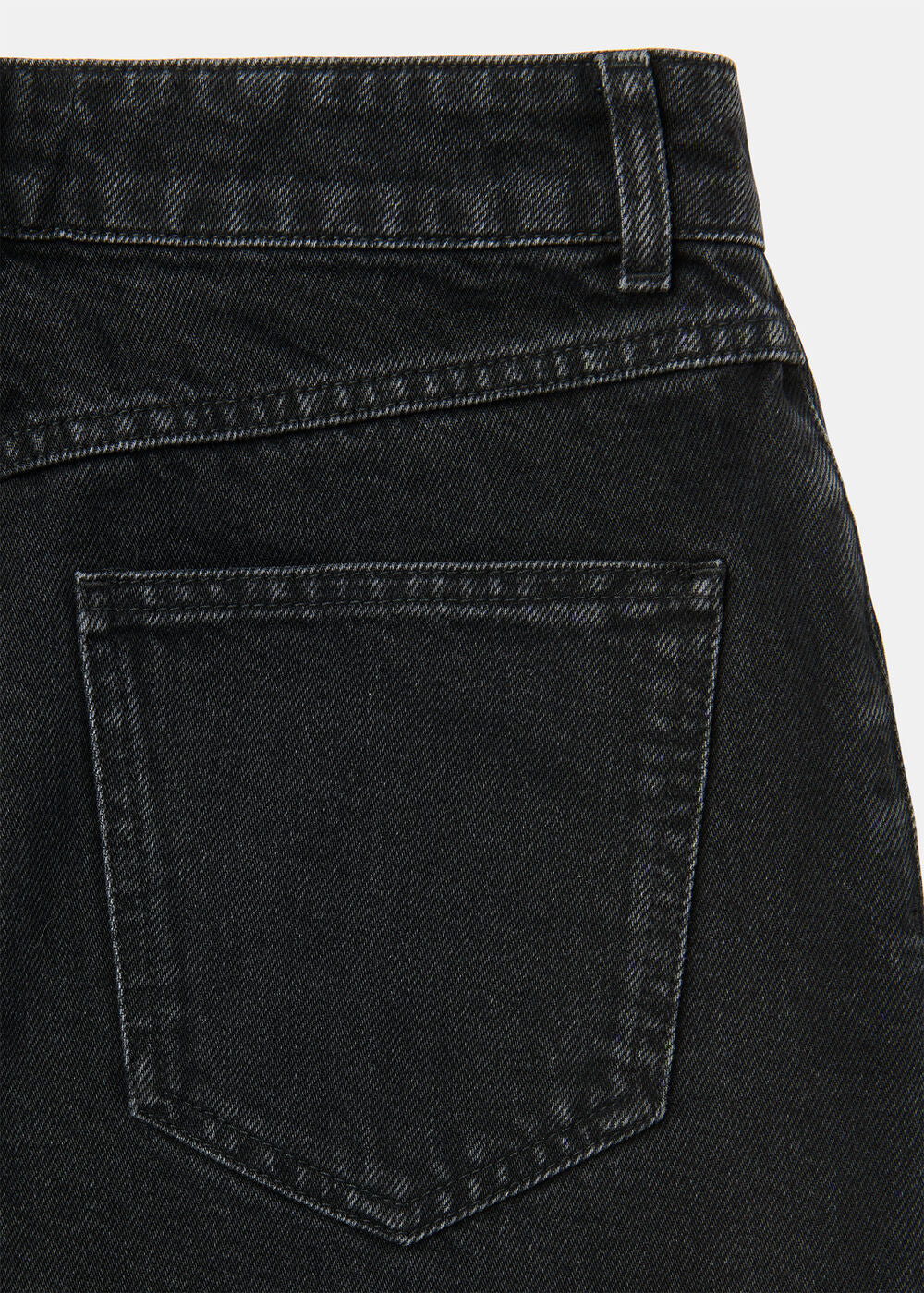 Black Straight Full Length Jean