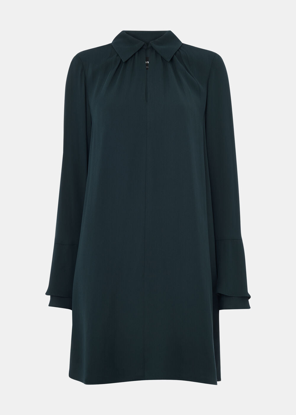 Teal Trapeze Mini Dress