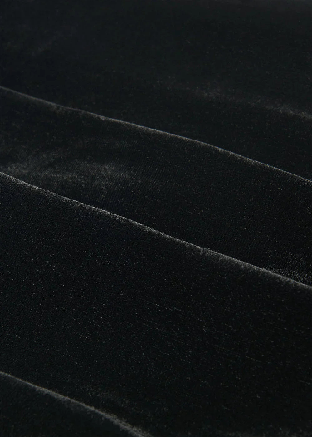 Forest Velvet Flare Sleeve Dress