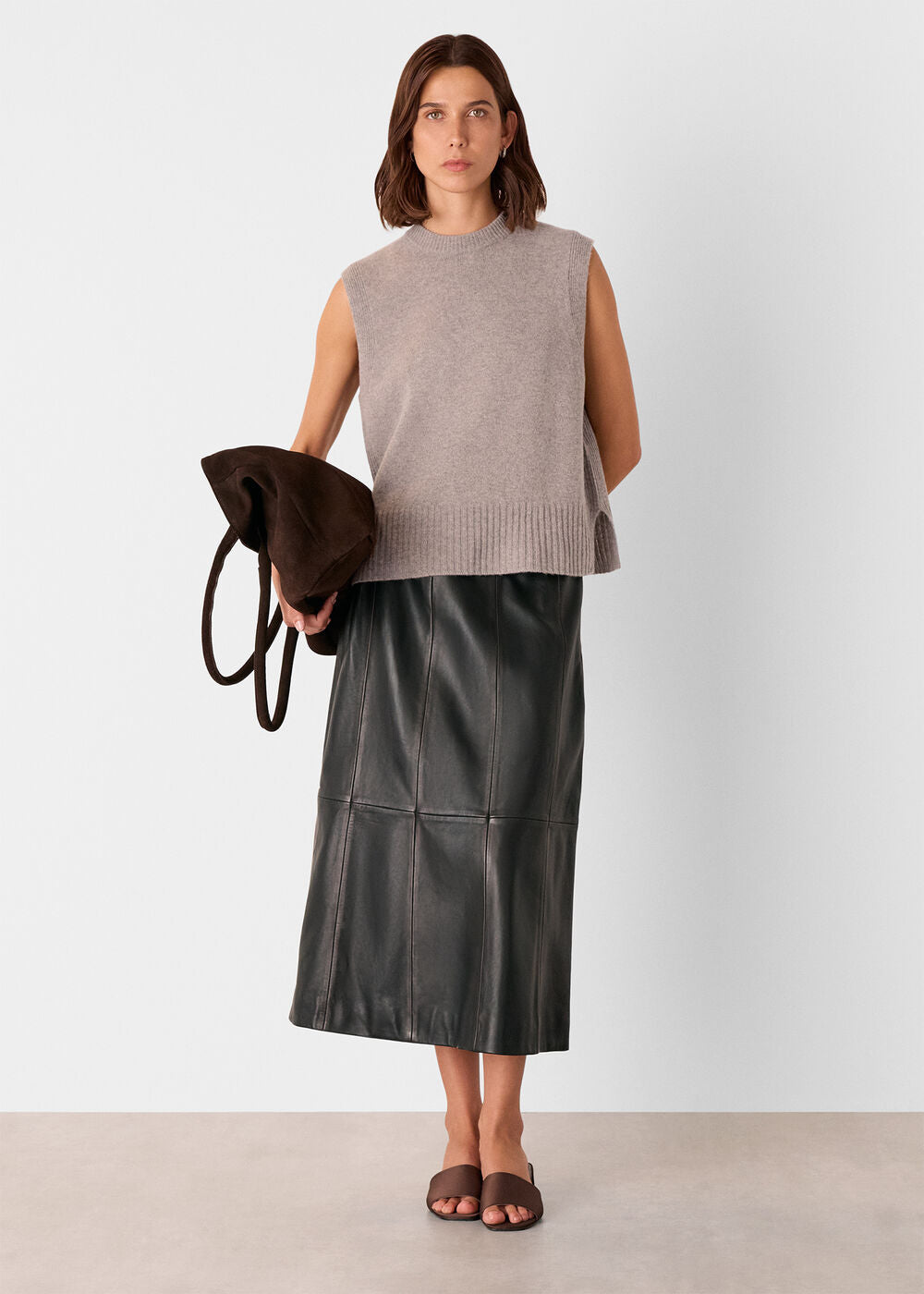 Wool Sleeveless Tank